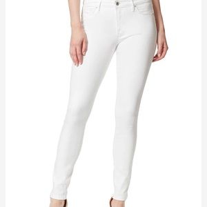 Jessica Simpson High Rise Skinny Ankle White jeans
